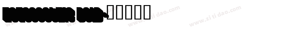 HouseGothic Bold字体转换